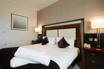 Bedroom interior in Hotel
