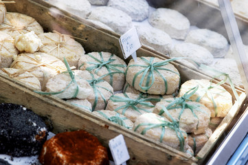 Kaeeverkauf auf dem Markt von Royan