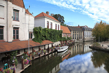 Fototapeta na wymiar Canal Brugia, Belgia
