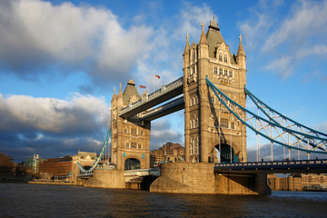 Naklejka premium Famous Tower Bridge, London, UK