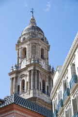 Fototapeta na wymiar Catedral Malaga. Andalucia.