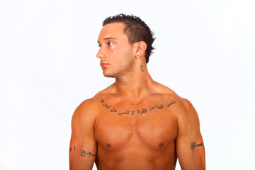 homme musclé