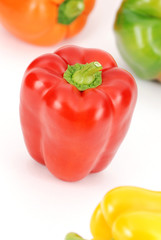 Colorful fresh pepper pattern