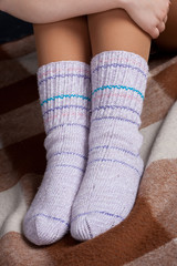 knitted socks