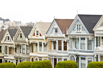 Häuser San Francisco viktorianischer Stil