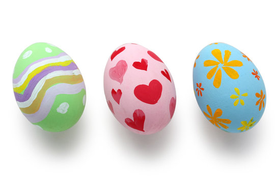 hand painted easter eggs