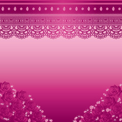 jewelry and lace background