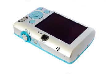 Fototapeta premium digital camera on a white background