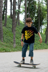 boy with skateboard © mbt_studio
