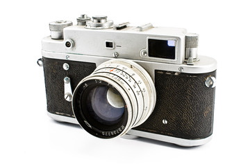 Vintage film photo camera