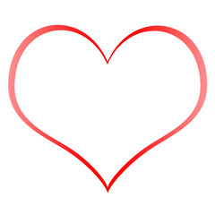 heart shape outline