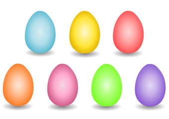 ostereier-set pastell