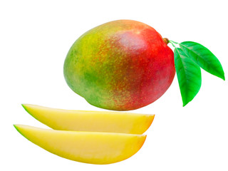 Mango isolated on white background
