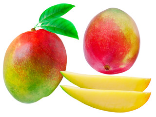 Mango isolated on white background