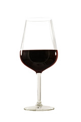 Glass of red wine
