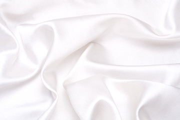 Fototapeta premium white satin fabric
