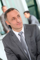 Fototapeta premium Portrait of businessman in office