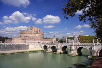 Obraz premium Saint Angelo Castle in Rome, Italy
