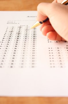 multiple choice test exam