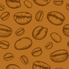coffee seamless pattern