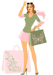 shopping woman