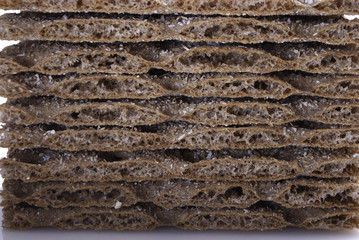 Crisp bread background