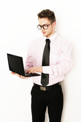 Geschäftsmann online