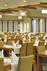 Preparing for Dinner in Luxury Hotel