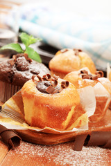 Fresh muffins and cupcakes