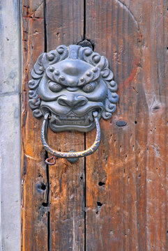 Jangsu, the Xizha old village door handle.