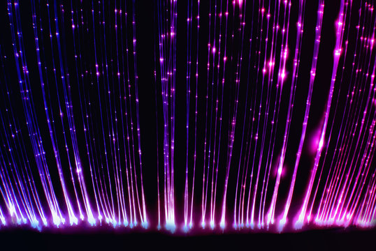 Fiber optic cables in the light sensory room (5)