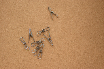 ステンレス製の洗濯バサミ