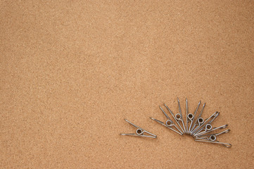 ステンレスの洗濯バサミ