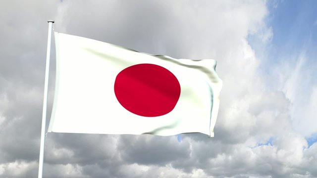 078 - Japanische Flagge