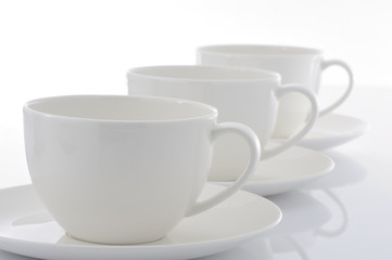 白いコーヒーカップ