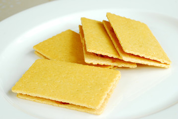Cracker pineapple in breakfast