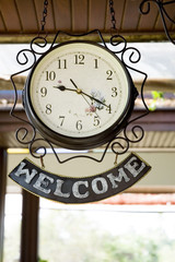 welcome clock