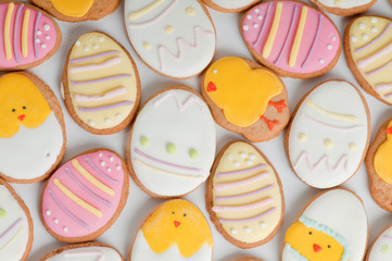 Fototapeta na wymiar Easter cookies