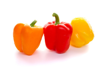 three bulgarian peppers