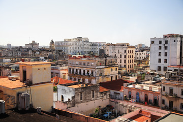 Rooftops of Havana Cuba
