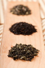 Jiaogulan, black and green tea