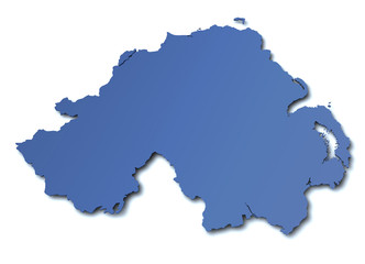 Karte von Nordirland