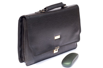 Briefcase and spectacle etui