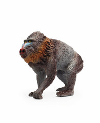 Fototapeta premium gorilla toy isolation