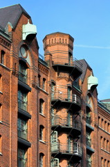 Fototapeta premium Hamburger Speicherstadt