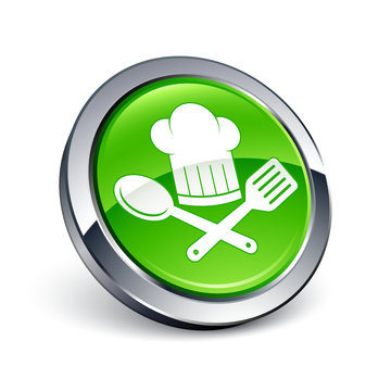 recommend clip art: icône bouton internet cuisine