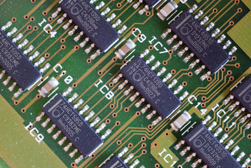 Obraz premium Circuit board macro
