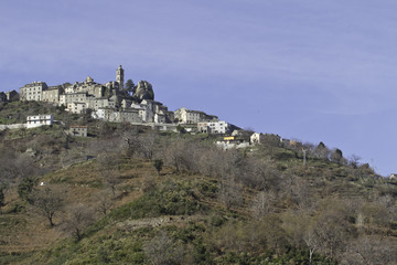 Obraz premium wioska corse (casinca loretto)