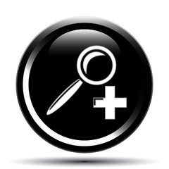 Fototapeta premium SEARCH PLUS ICON