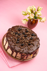 Homemade chocolate cake